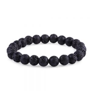 bracelet perle noire
