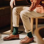 Les hommes et les chaussettes en fil d'Ecosse