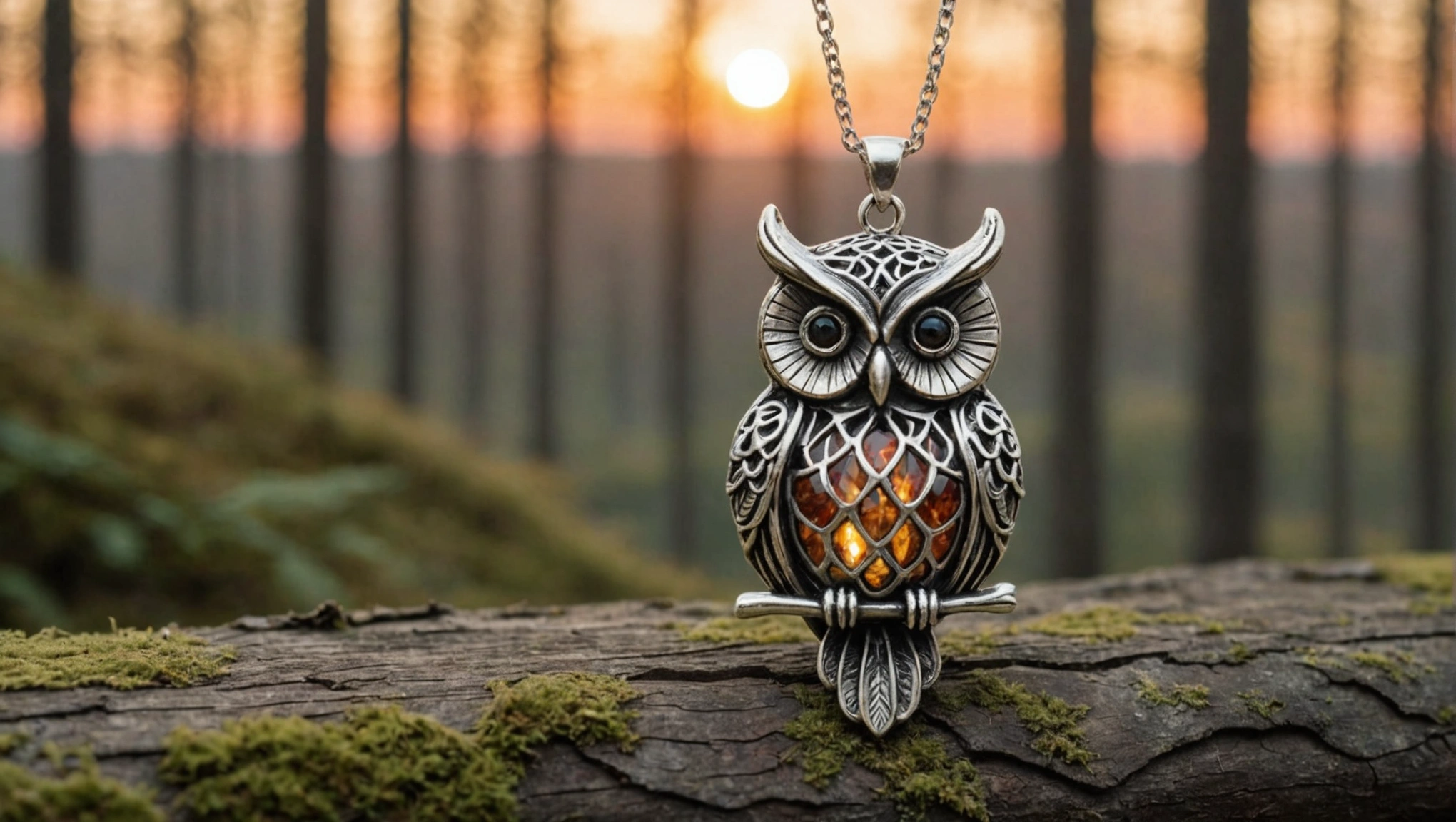 collier hibou