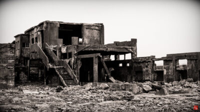 mine de charbon en hashima