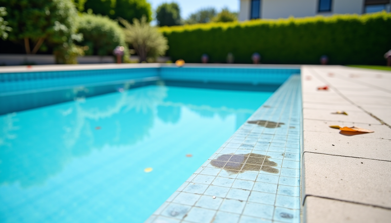 Les signes qui montrent que votre piscine perd son étanchéité