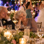 séniors à un mariage